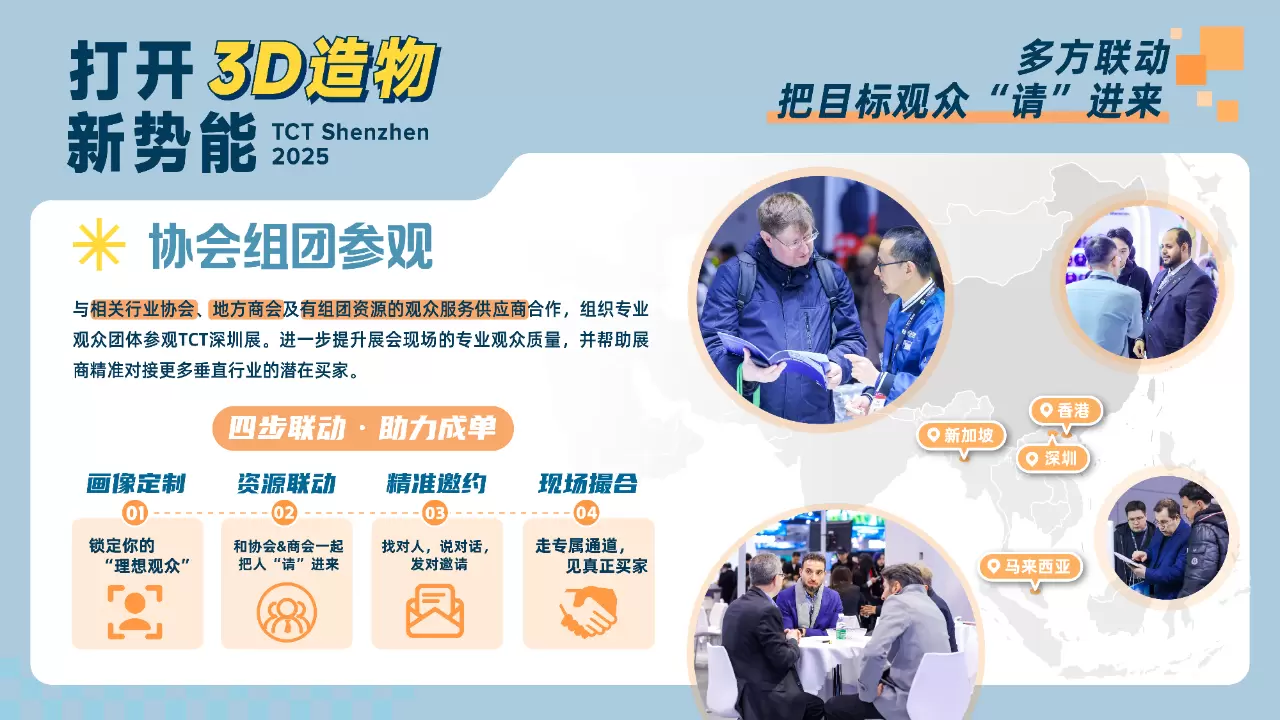 首批东南亚垂直行业商协会集结TCT深圳展，构筑增材制造协同桥梁